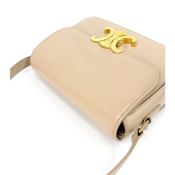 CELINE Beige Triope Shoulder Bag A-A23952 - Picture 6 of 11
